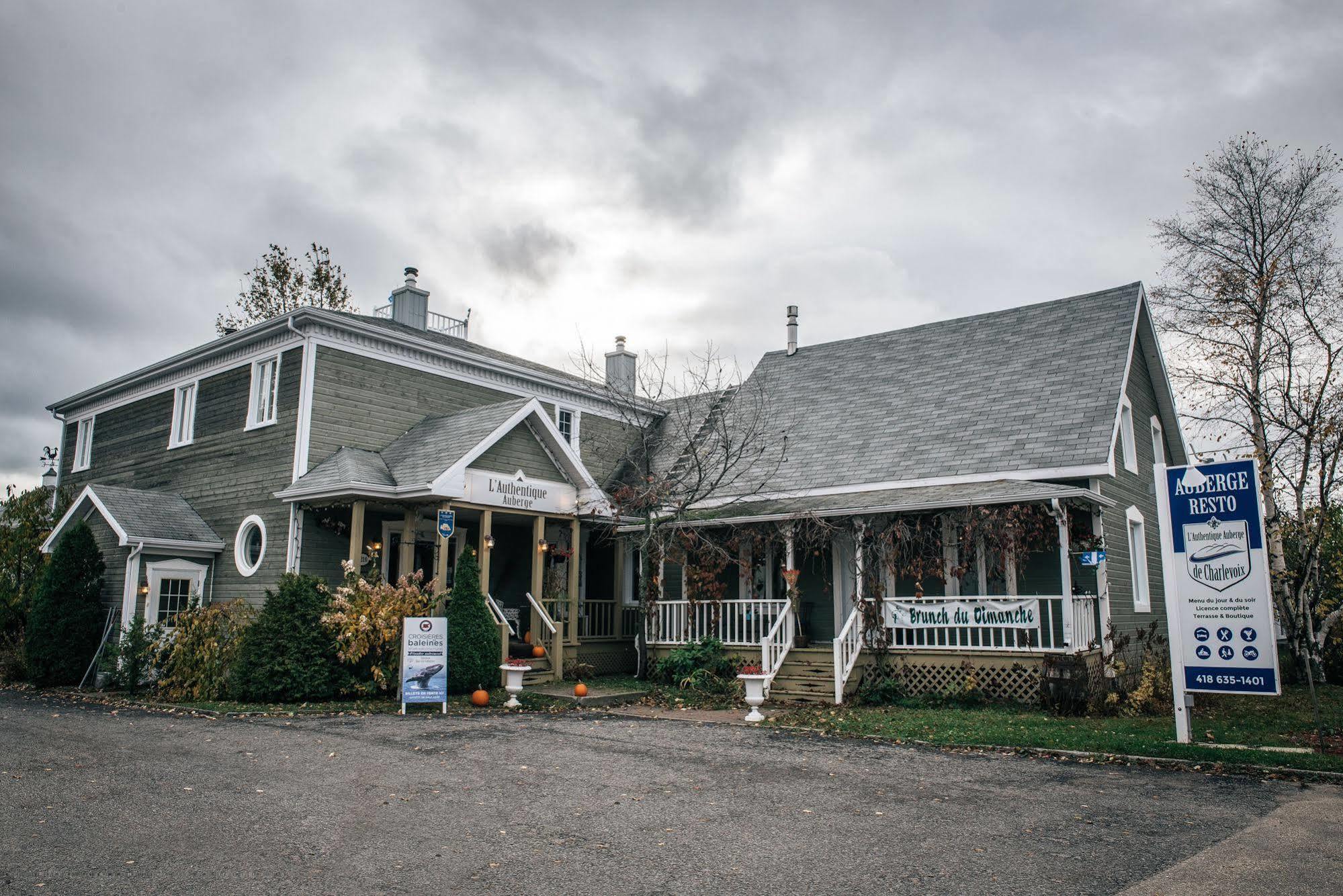 L'Authentique Auberge De Charlevoix Hotell Les Éboulements Exteriör bild